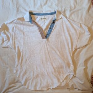 White and Blue Kids Shirt